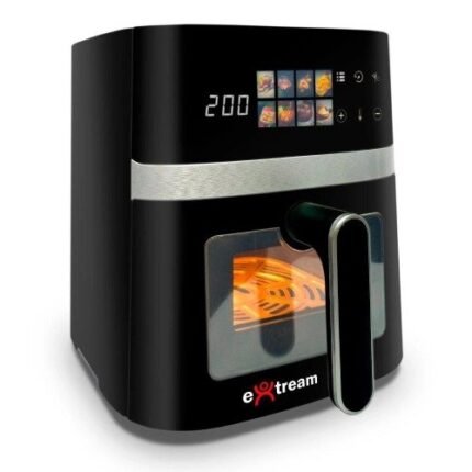 Air Fryer Fritadeira Elétrica Digital Extream 5,5L Preto e Prata, 127v