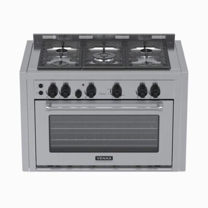 Fogao de Embutir 5 Bocas Venax Temis Inox Gas Glp