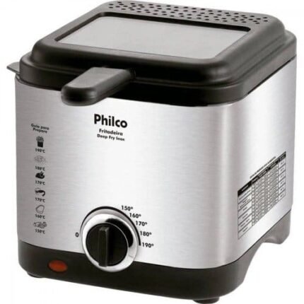 Fritadeira Elétrica Philco Deep Fry 1,8 Litros Inox