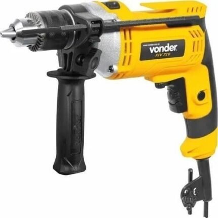 Furadeira com Impacto 710w 12 127v FIV709 Kit c 9 Pcs Vonder 6001709127